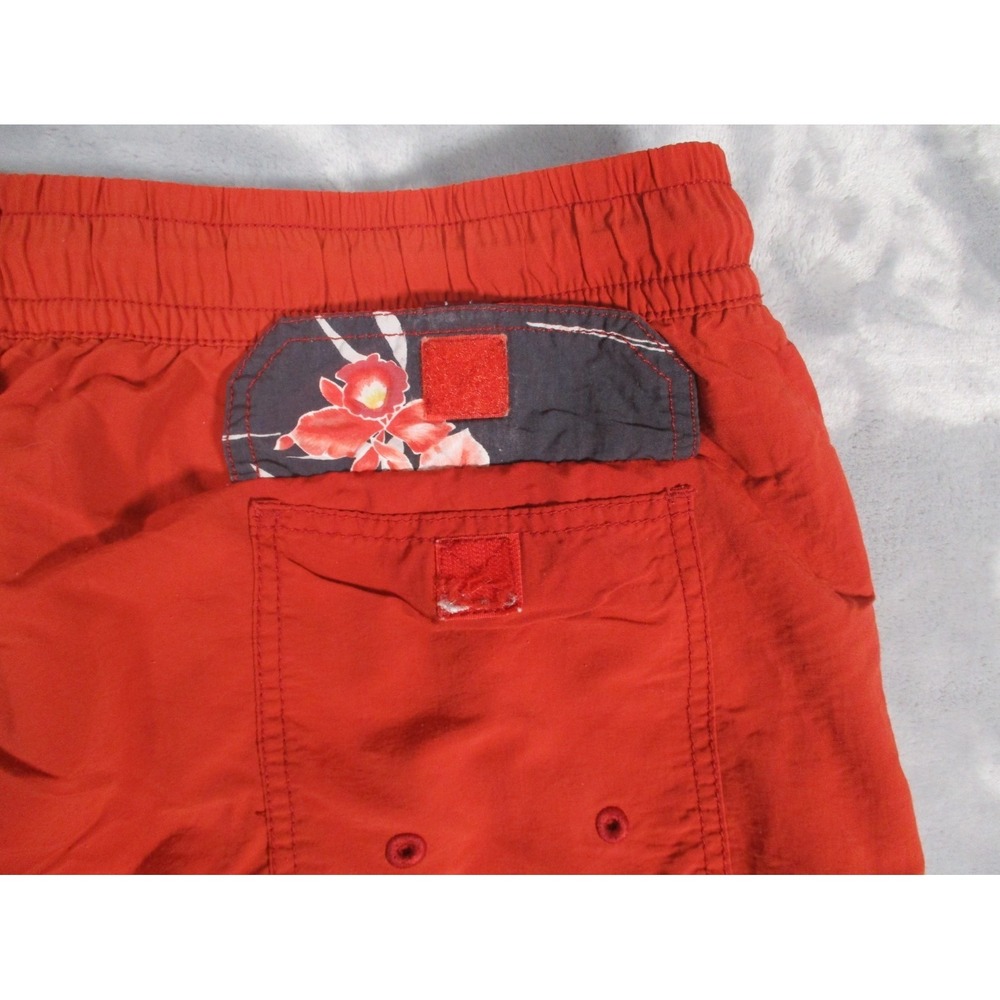 Tommy Bahama Relax Mens XXL Orange Cargo‎ Swim Trunks Board Shorts Mesh Lined - Picture 7 of 12